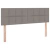 vidaXL Lit avec rangement et matelas avec matelas Taupe 120 x 200 cm