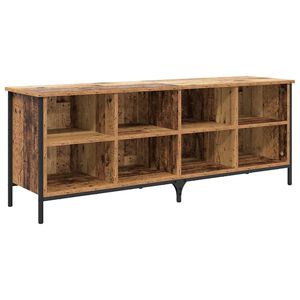 vidaXL Cabinet &agrave; chaussures 131 x 35 x 50 cm Bois d'ing&eacute;nierie et fer