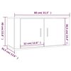 vidaXL Ensemble de meubles TV 3 pcs Blanc Bois d'ing&eacute;nierie
