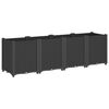 vidaXL Jardini&egrave;re noir 160x40x53 cm polypropyl&egrave;ne