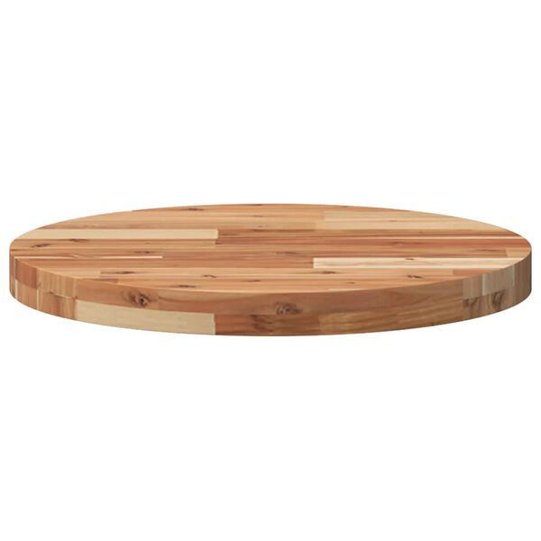 vidaXL Dessus de table rond &Oslash;50x4 cm bois massif d'acacia