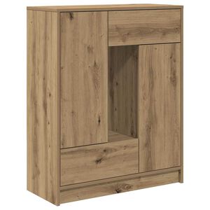 vidaXL Buffet avec tiroirs et portes ch&ecirc;ne artisanal 73x31x90 cm