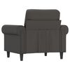 vidaXL Fauteuil Gris 60 cm Similicuir