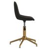 vidaXL Chaises pivotantes &agrave; manger lot de 4 Gris fonc&eacute; Velours