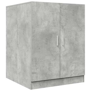 vidaXL Meuble pour machine &agrave; laver Gris b&eacute;ton 70,5x71,5x91,5 cm