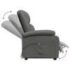 vidaXL Fauteuil Gris fonc&eacute; Tissu