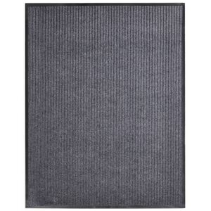 vidaXL Tapis d'entr&eacute;e gris 117x220 cm PVC