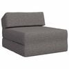 vidaXL Canap&eacute;-lit pliable Gris clair 60 x 70 x 41 cm Tissu