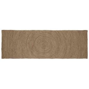 vidaXL Tapis de surface Gris 60 x 250 cm Jute