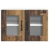vidaXL Armoire de cuisine avec porte 2 pcs Bois ancien 60 x 31 x 40 cm