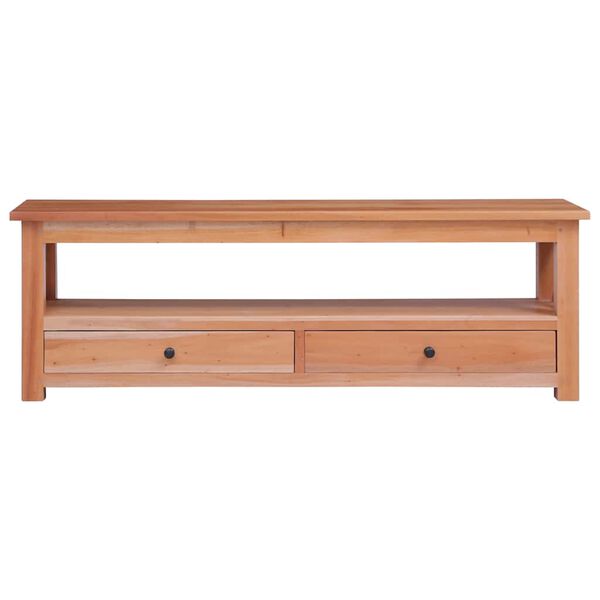 vidaXL Meuble TV 115x30x40 cm Bois d'acajou massif