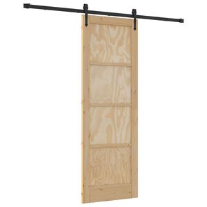 vidaXL Porte coulissante ORKDAL 73,5 x 211 cm Bois de pin massif