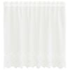 vidaXL Rideau en Dentelle Blanc 80 x 150 cm Polyester