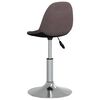 vidaXL Chaise &agrave; manger Taupe Tissu
