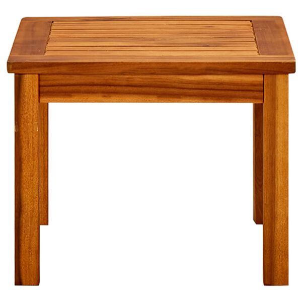 vidaXL Table basse de jardin 45x45x36 cm Bois solide d'acacia