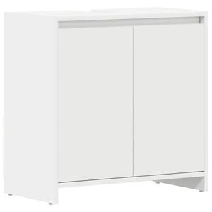 vidaXL Armoire de salle de bain Blanc 60x33x60 cm Bois d'ing&eacute;nierie