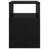 vidaXL Table d'appoint Ch&ecirc;ne noir 30,5 x 30 x 45 cm Bois d'ing&eacute;nierie