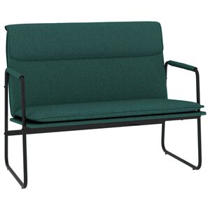 vidaXL Banc Vert fonc&eacute; 100x64x80 cm Tissu