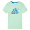 T-shirt pour enfants vert clair 128