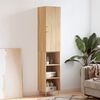 vidaXL Buffet haut Ch&ecirc;ne sonoma 34,5x34x180 cm Bois d'ing&eacute;nierie