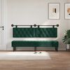 vidaXL T&ecirc;te de lit suspendue Vert fonc&eacute; 170 x 55 x 7 cm Velours