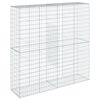 vidaXL Panier gabion avec couvercle 200x50x200 cm fer galvanis&eacute;