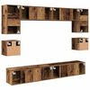 vidaXL Ensemble meuble TV 8 pcs Bois Ancien Bois d'ing&eacute;nierie