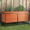 vidaXL Jardini&egrave;re cire marron 100x40x50 cm bois de pin massif