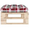 vidaXL Pouf palette de jardin bois de pin impr&eacute;gn&eacute;