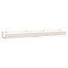 vidaXL &Eacute;tag&egrave;res murales 2 pcs Blanc 110x12x9 cm Bois de pin massif