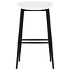 vidaXL Ensemble de bar 5 pcs Noir et blanc