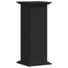 vidaXL Support pour plantes noir 33x33x80 cm bois d'ing&eacute;nierie
