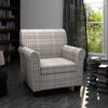 vidaXL Fauteuil avec coussin Cr&egrave;me Tissu