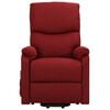 vidaXL Fauteuil de massage Rouge bordeaux Tissu