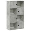 vidaXL Biblioth&egrave;que gris b&eacute;ton 60x24x101,5 cm bois d'ing&eacute;nierie