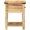 vidaXL Table de chevet 40x40x50 cm bois de manguier massif
