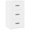 vidaXL Buffet Blanc 40x33x70 cm Bois d'ing&eacute;nierie