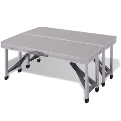 vidaXL Table de pique-nique en aluminium