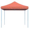 vidaXL Tente de f&ecirc;te Terre cuite 292 x 292 x 315 cm Tissu Oxford