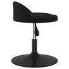 vidaXL Chaises pivotantes &agrave; manger lot de 2 Noir Velours