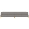 vidaXL Lit &agrave; ressorts avec matelas Taupe 160 x 200 cm tissu