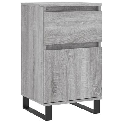 vidaXL Buffets 2 pcs sonoma gris 40x35x70 cm bois d'ingénierie