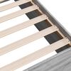 vidaXL Cadre de lit sans matelas sonoma gris 140x190 cm