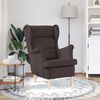 vidaXL Fauteuil marron foncé 74x84x100 cm tissu