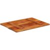 vidaXL Dessus de table rectangulaire 60x80 cm 25-27 mm Bois récupéré