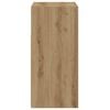 vidaXL Buffet avec lumi&egrave;res LED ch&ecirc;ne artisanal bois d'ing&eacute;nierie