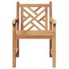 vidaXL Chaise de jardin 2 pcs 60 x 58 x 90 cm Bois de teck massif
