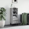 vidaXL Buffet haut Gris b&eacute;ton 40x36x110 cm Bois d'ing&eacute;nierie