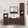 vidaXL Ensemble de meubles de salle de bain 2 pcs Ch&ecirc;ne marron