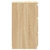 vidaXL Table de chevet Ch&ecirc;ne sonoma 40x35x62,5 cm bois d'ing&eacute;nierie